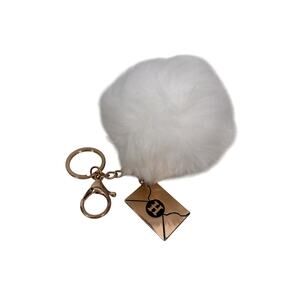 Universal Studios Harry Potter Keychain White Hogwarts Acceptance Letter Puff